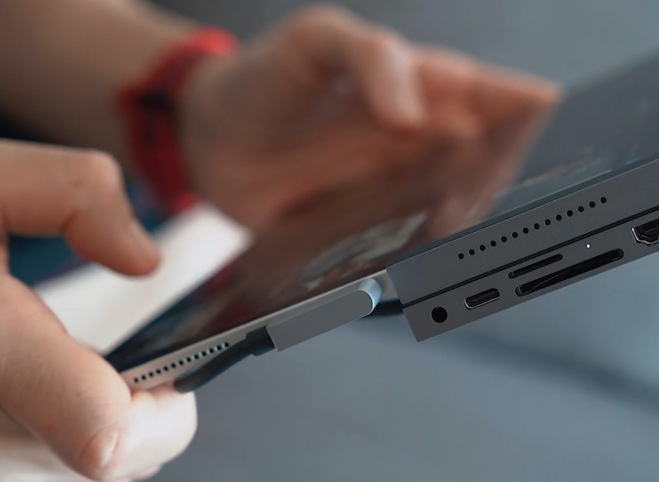 Clean tech engineering illustration with connected renewable assets